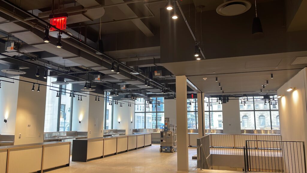 Bar ceiling installation