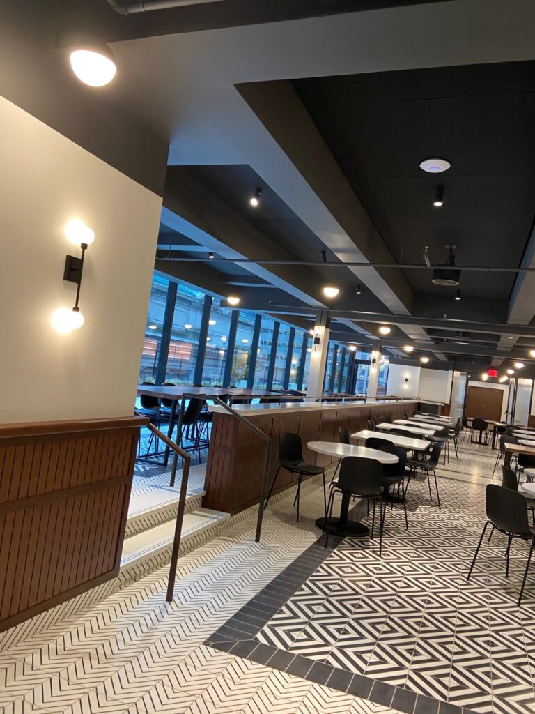 Bar ceiling installation